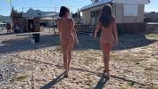सेक्सी मूवी Two girlfriends walk naked on a public beach period Katty West with Kate Rich HD